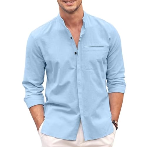 Bellstone Men's Solid Cotton Shirt | Casual | Plain | Full Sleeve...