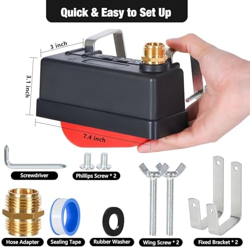 Apxton Water Trough Float Valve for Livestock & Stock Tank