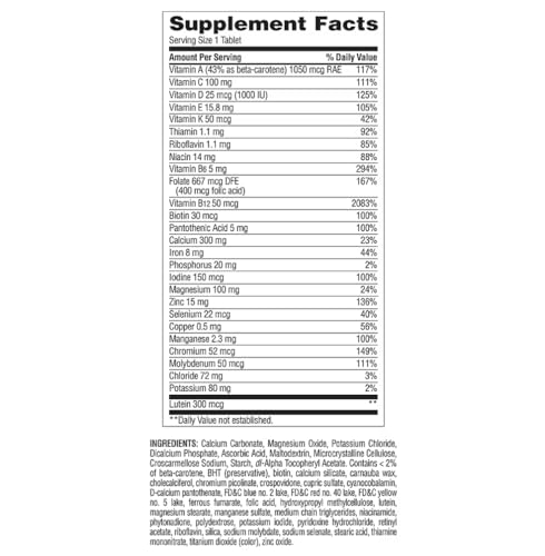 Berkley Jensen Women's 50+ Multivitamin