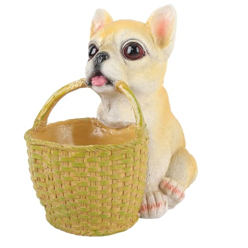 Boîte de rangement de figurines de chien organisateur mignon de clés