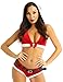 iiniim Disfraz de Mamá Noel Navidad Mujer Sexy Conjunto de Lencería Top...