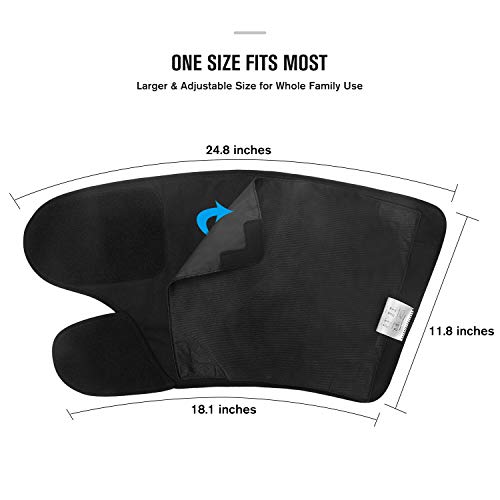 FIT KING Leg Massager for Circulation Calf Massager with Heat 3 Modes 3 Intensities FT-017A