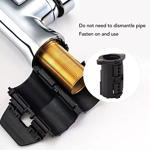 WPKD BLUEIY Faucet Nut Fixed Seat,2Pcs 32mm Faucet Fixing Nut,Fixing Nut Tap Fastener,Plastic Fixed Faucet Assembly,for Fixed Kitchen Basin Tap - Image 2