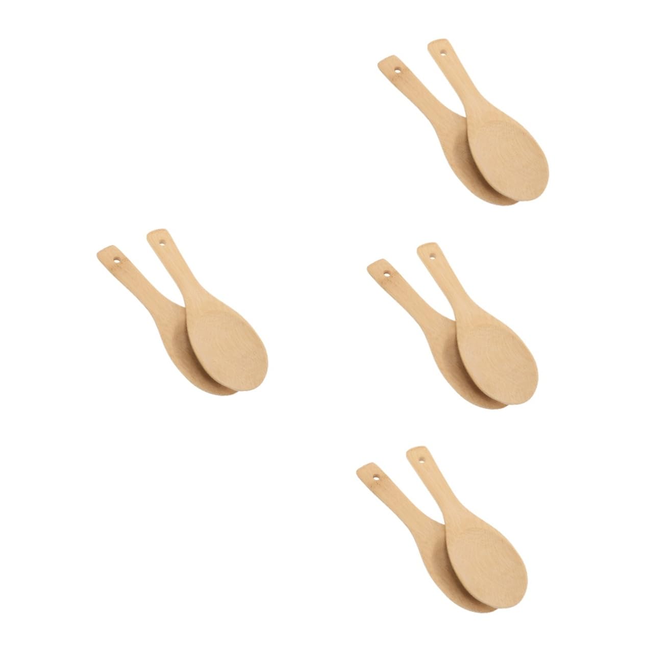 KICHOUSE 8 Pcs Rice Shovel Household Rice Spatula Kitchen Rice Spatula Household Rice Paddle Rice Paddle Spoon Kitchen Accessories Wear-resistant Rice Spoon Reusable Rice Scooper