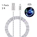 Ztent LED USB Lightning Charging Cable for Smartphones, 3-Feet/1 Meter (iOS 1 Pack)