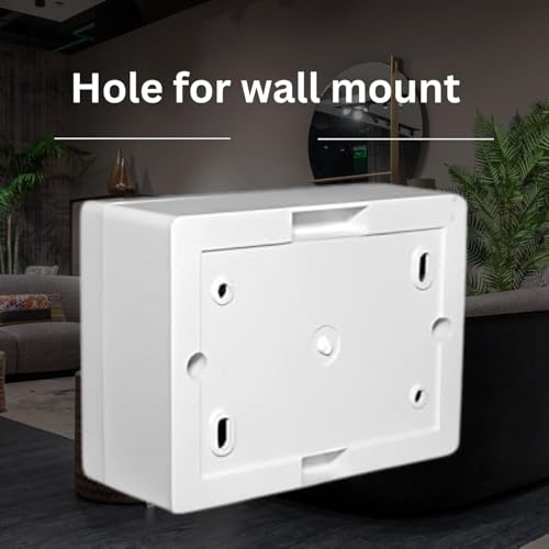 Image of Elegant Casa 6 Amp Electric Extension Board with Cord 1 Socket with Individual Switch Light and Small Appliances with 6 Amp Plug Top 3 Core 1.5 Mm, PTC Connector