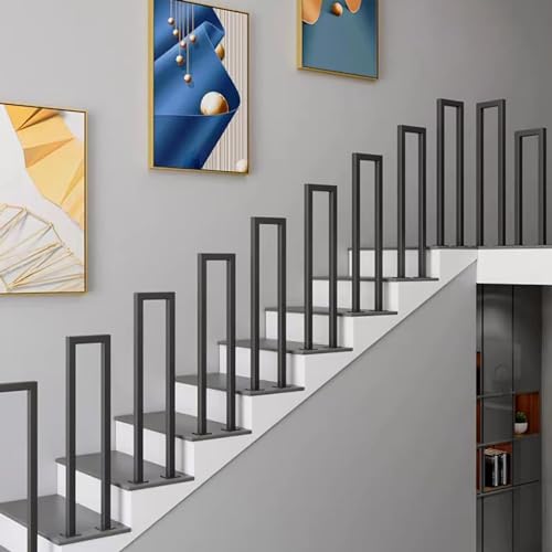 Solution de sécurité durable pour escalier intérieur avec rampe en U contre les chutes - 6