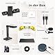 CZUR ET24 Pro Dokumentenscanner 24MP, Professioneller Buchscannermit HDMI, Scanner bis zu A3, mit Laser Verflachungstechnologie OCR 320Dpi Dokumentenkamera Visualizer für Windows, macOS und Linux