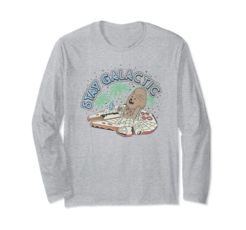 T-shirt Star Wars manches longues Chewbacca parfait pour vos soirées cinéma et streaming