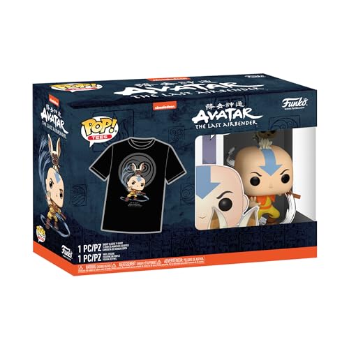 Funko Pop! & Tee: Avatar, Element Bending, (S), Avatar: the Last Airbender, T-Shirt, Clothes With Collectable Vinyl Figure - Image 3