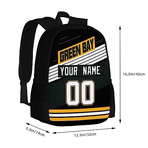 Green Bay Backpack Personalized Bags for Men Women Gifts3