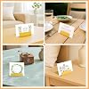 Gold Table Number Holders, 16 Pack Metal Place Card & Picture Holders - 7
