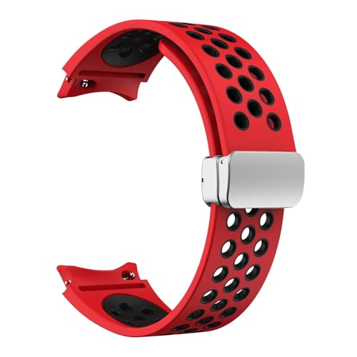 Bracelet silicone 20mm haut de gamme à boucle magnétique pour Galaxy Watch 5Pro