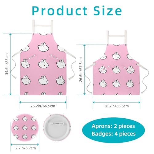 Tablier de serveuse imperméable pour nettoyage de la maison et travail en bar - 2