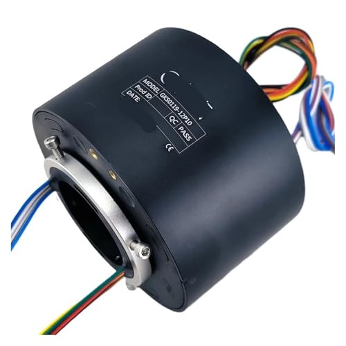 Bague collectrice rotative à grande vitesse GK50119-12P10 pour connecteur rotatif 360 robuste