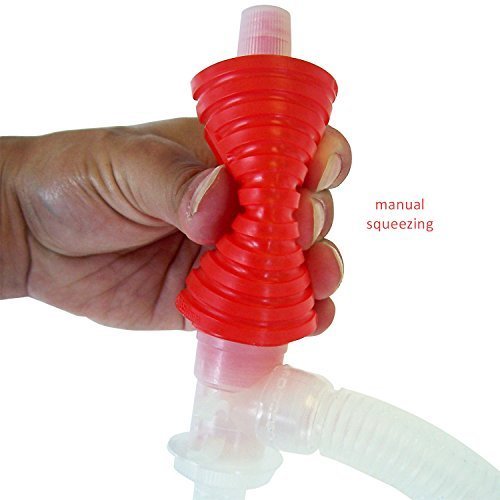Ocamo Hand Manual Gas Oil Water Liquid Transfer Pump Siphon Hose For Car Motorcyle Truck Car Liquid Pump #TOP3