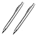 Premium 5.6MM Lead Holder - with 5.6MM x 90MM Lead, All Metal Art Clutch Pencil for Drafting, Shading, Crafting, Sketching, Wood Working, Pack of 2
