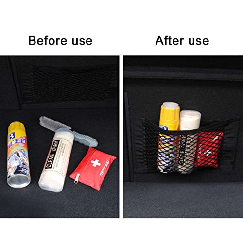 For Citroen Ds Ds4 Ds4S Ds5 Ds6 Ds7 Ds5Ls Ds3, Car Trunk Seat Back Elastic Storage Net Cargo Organizer Bag Accessories #TOP4