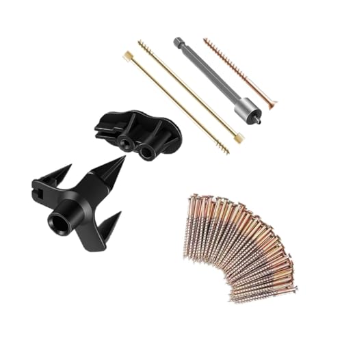 Squeaky Floor Repair Kit, Wood Under Carpet Squeak No More Eliminate Squeaky Noise Floor Repair Kit with 5 Tools 50 Screws for Wood Floors