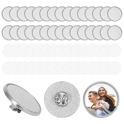 Broches vierges pour sublimation de 2.4cm parfaites pour vos pins de veste