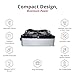 Koblenz PSK-200S 2-Burner Gas Stove, Silver