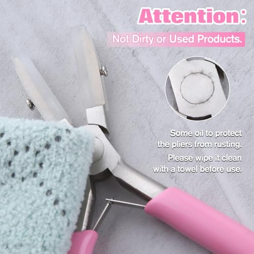 Image of 5-Inch Double Nylon Jaw Pliers with 6 Pcs Replacement Tips