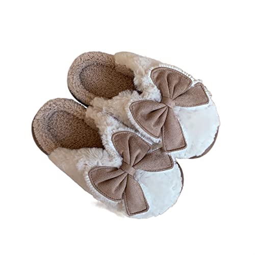 Pantoufles de maison en coton chaud chaussures de sol intérieur