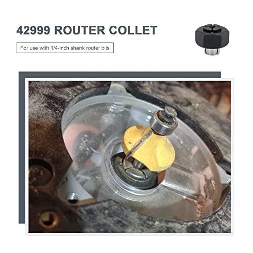 Thaekuns 42999 1/4-Inch Router Collet Fits For Porter Cable Models,Delta, B&D #TOP3