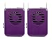 O2COOL Deluxe Necklace Fan, Purple, 2 Units