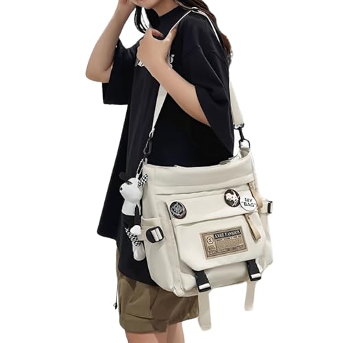 Bolsa Feminina Casual Moderna Alça Ajustável Transversal Lateral Ombro Tendência Estilosa Compacta E