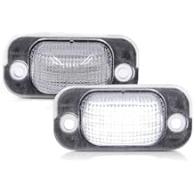 Riloer LED License Plate Light Bulb - Rear Tag Light 12V White Compatible with VW Golf II MK2 GTI Mk2 Compatible with Jetta A2 1983-1992