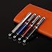 Carbon Fiber Gel Ballpoint Pen, Black Ink Business Signature Pen Metal Stationery - Black/Silver/Red/Blue