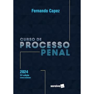 Capa do livro Curso de Processo Penal - 31ª edição 2024