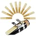 Suewio Bb Clarinet Traditional Reeds, Strength 2.5, 10 Pack with Portable Case