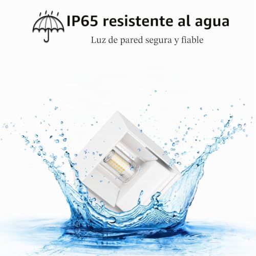 Aplique de pared con ángulo de haz ajustable Lureshine de luz cálida 5