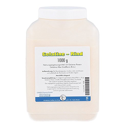 Canea Pharma Gelatine Rind Pulver, 1000 g Pulver