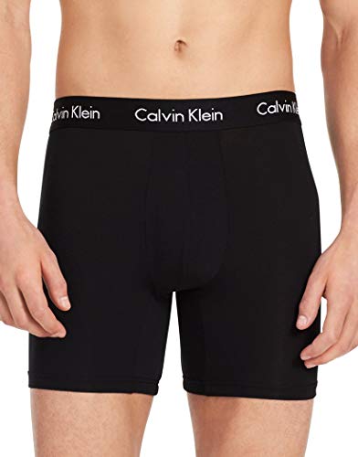 Calvin Klein Men s Underwear Body Modal Boxer Briefs 3 Pack, Black Black Black, X-Large
