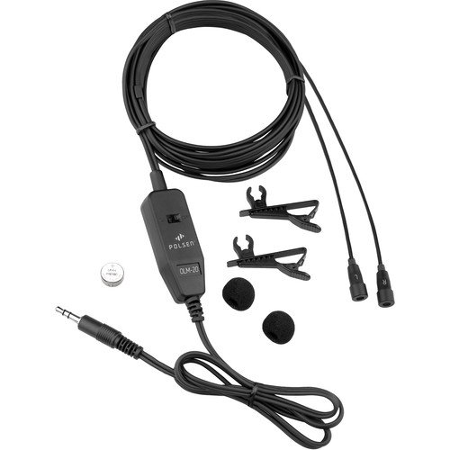 Polsen Olm-20 Dual Omnidirectional Lavalier Microphone #TOP2