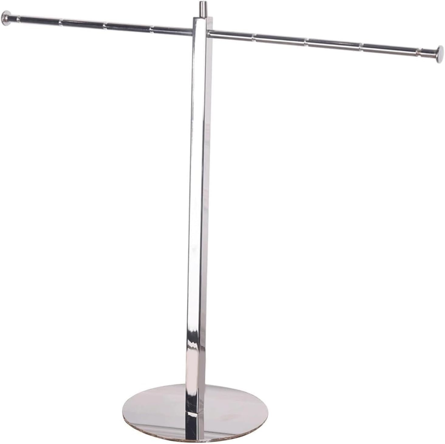 Metal Jewelry Display Stand Stable Base Handbag Jewelry Easel Stand Underwear Desktop Tower Rack T-Shape Organizer Props