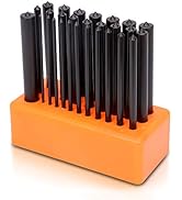 HORUSDY 28-Piece Transfer Punch Set, 3/32" - 1/2", Heat Treated Alloy Steel Forging