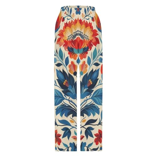 Polish Folk Art Floral PatternChildren's Casual Pajamas140CM3