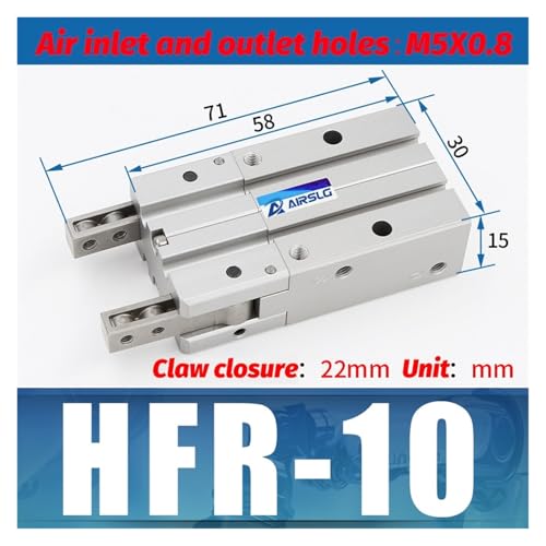 Vérin pneumatique compact HFR-10 pour optimiser l'espace de manipulation - 3