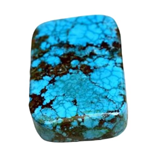 Cabochon turquoise naturelle pour bague et collier bohème fait main DIY