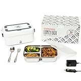 Hawt Bawx Self Heating Lunch Box for Work & School – Battery Powered Portable Food Warmer Lunch...