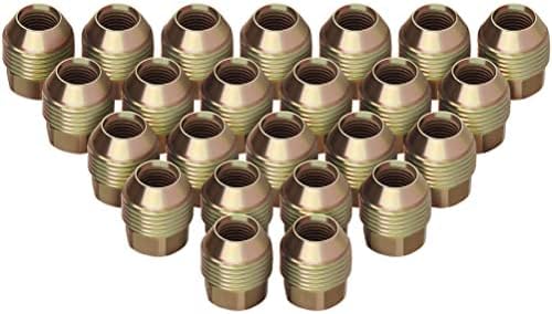 ECCPP Chrome Wheel Lug Nuts 24 Pieces 14x1.5 Hex Drive 7/8" 1.12" Tall Open End Lugs Nuts for Chevy for GMC for Cadillac Factory Style Lugs 1988-2019