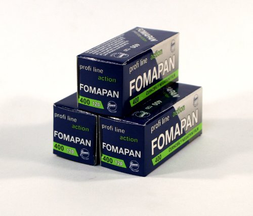 Foma Lot de 3 poêles 400ASA 120 pour appareil photo moyen format