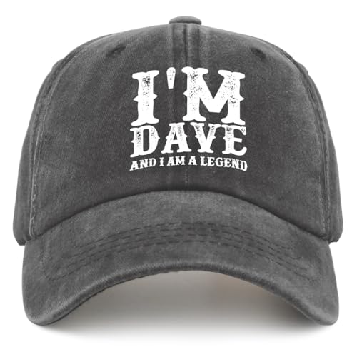 Im Dave and I AM A Legend Trucker Hat Women Trendy Mesh Cap for Summer