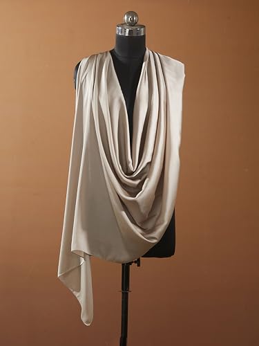 Image of Printed Poly Silken feel Scarf Stole for Women | Stylish, Soft, & Lightweight | Satin Feel Neck Scarf, Hair Scarf, Head Scarf for Women