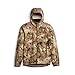 SITKA Alpha Fleece Hooded Waterproof Hunting Mens Camo Jacket, Optifade Waterfowl Marsh, Large