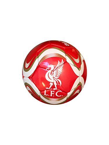 Icon Sports Official Licensed Size 5 Soccer Ball, Liverpool FC, Red